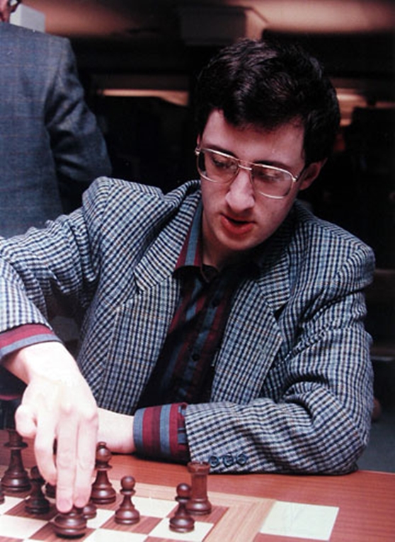 Boris Gelfand en Linares 1991
Foto © Frederic Friedel