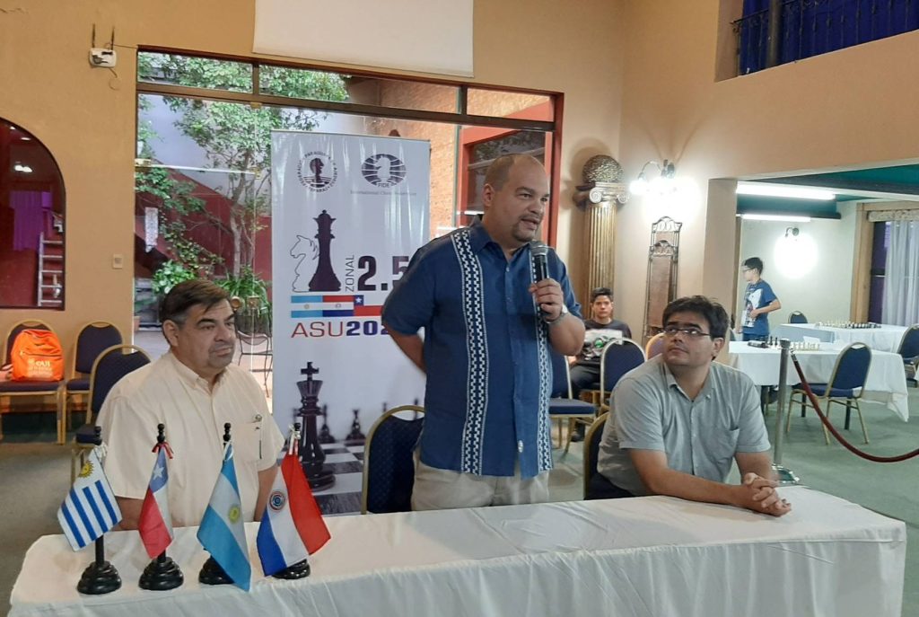Segundo día del Zonal 2.5
Visita del Presidente de FIDE América José Carrillo Pujol al Zonal 2.5