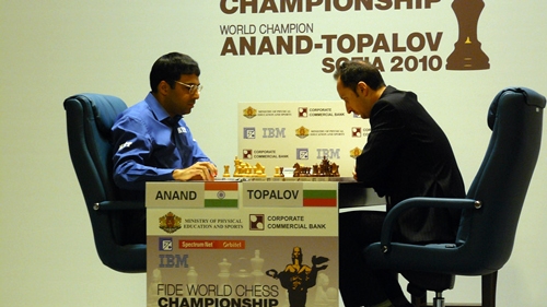 Anand campeón del mundo por cuarta vez
Anand vs. Topalov Sofía 2010