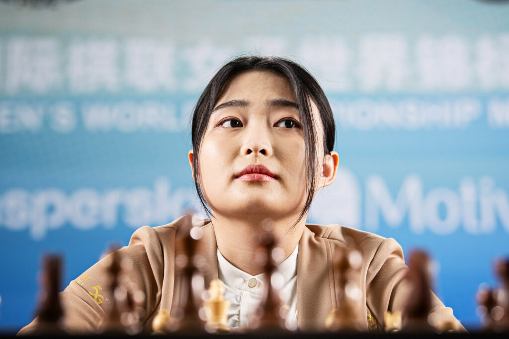 La china Ju Wenjun, campeona del mundo
Foto Stev Bonhage FIDE