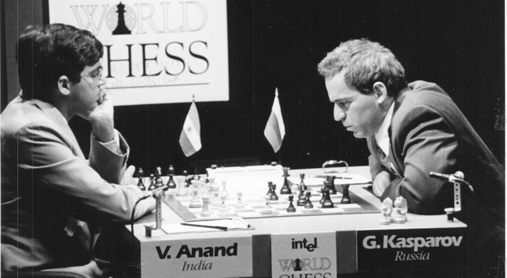 Match Kasparov vs. Anand, Nueva York 1995
Foto Kasparov.com
