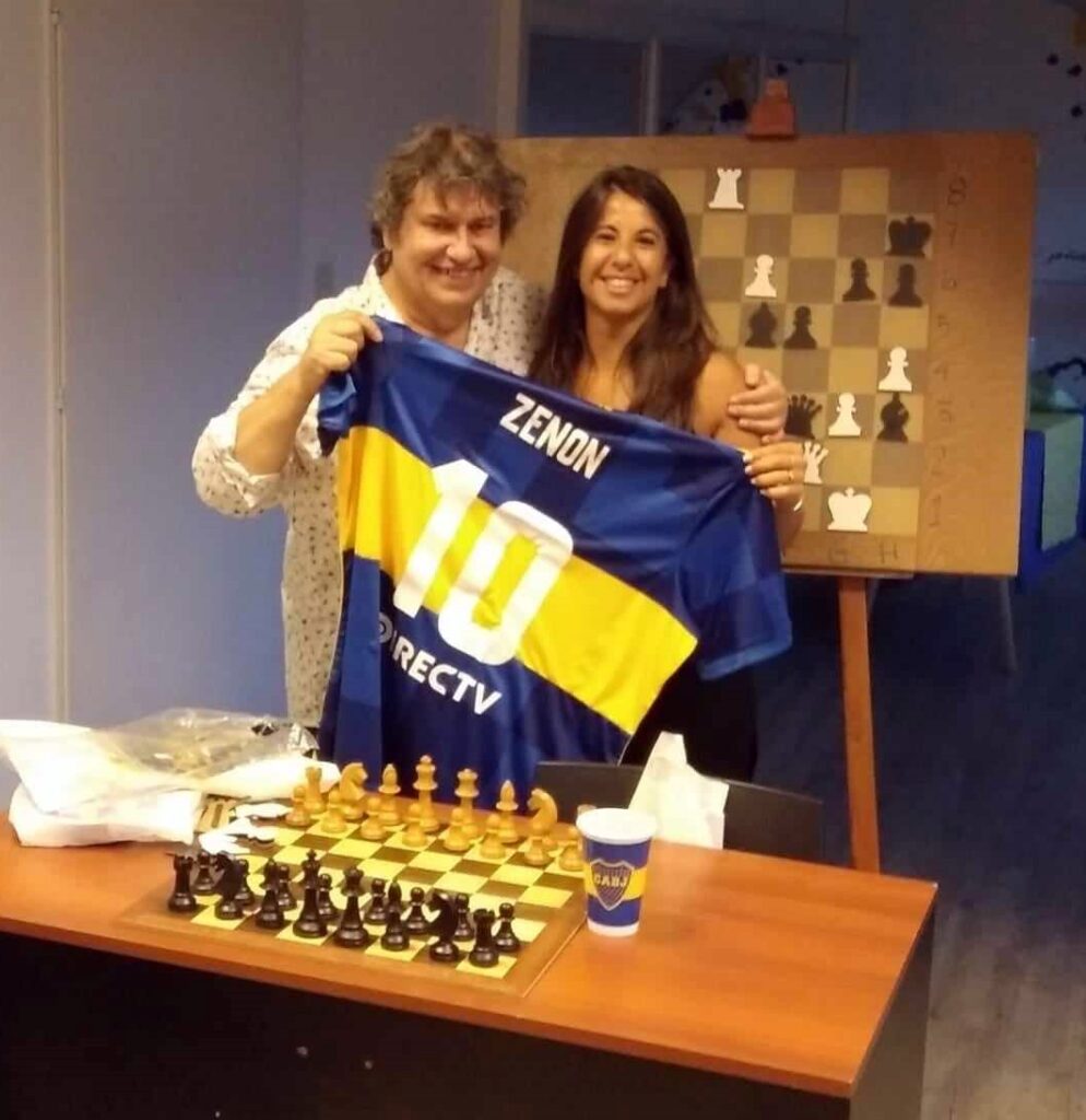 Buenos Aires 2024 Con Paola Elisa Maggiolo y mi camiseta de Boca.
Foto Boca Juniors
