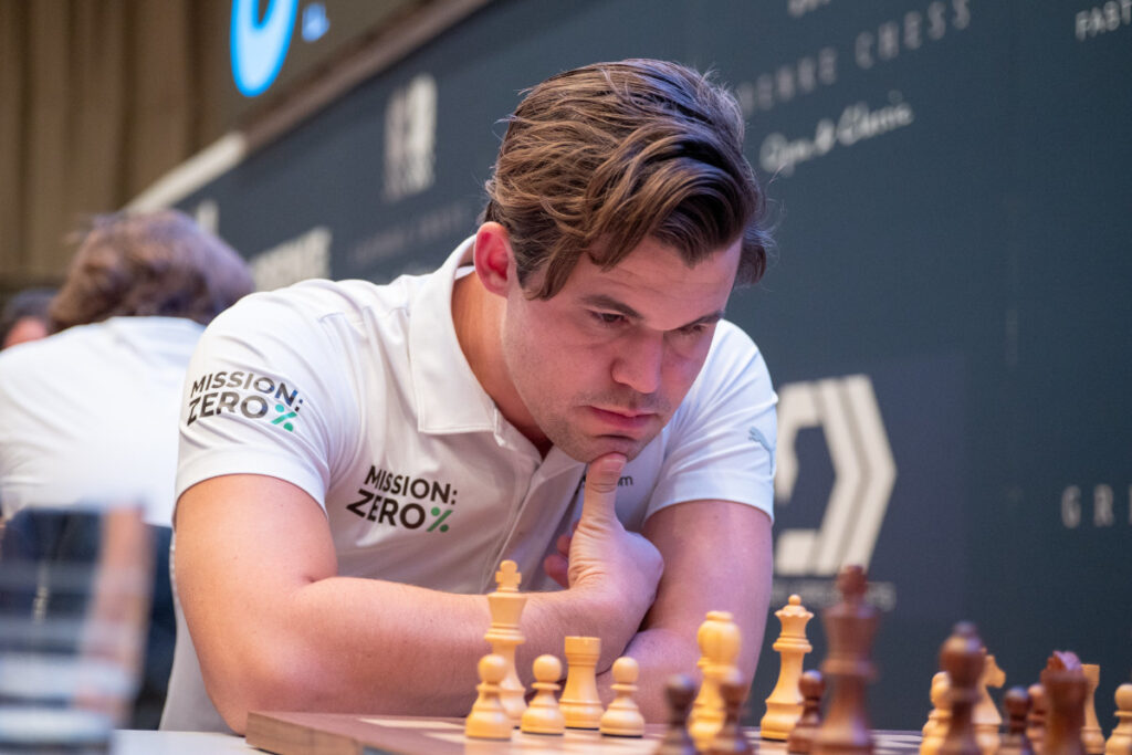 Magnus Carlsen vencedor del Grenke Chess Classic 2024
Foto Angelika Valkova
